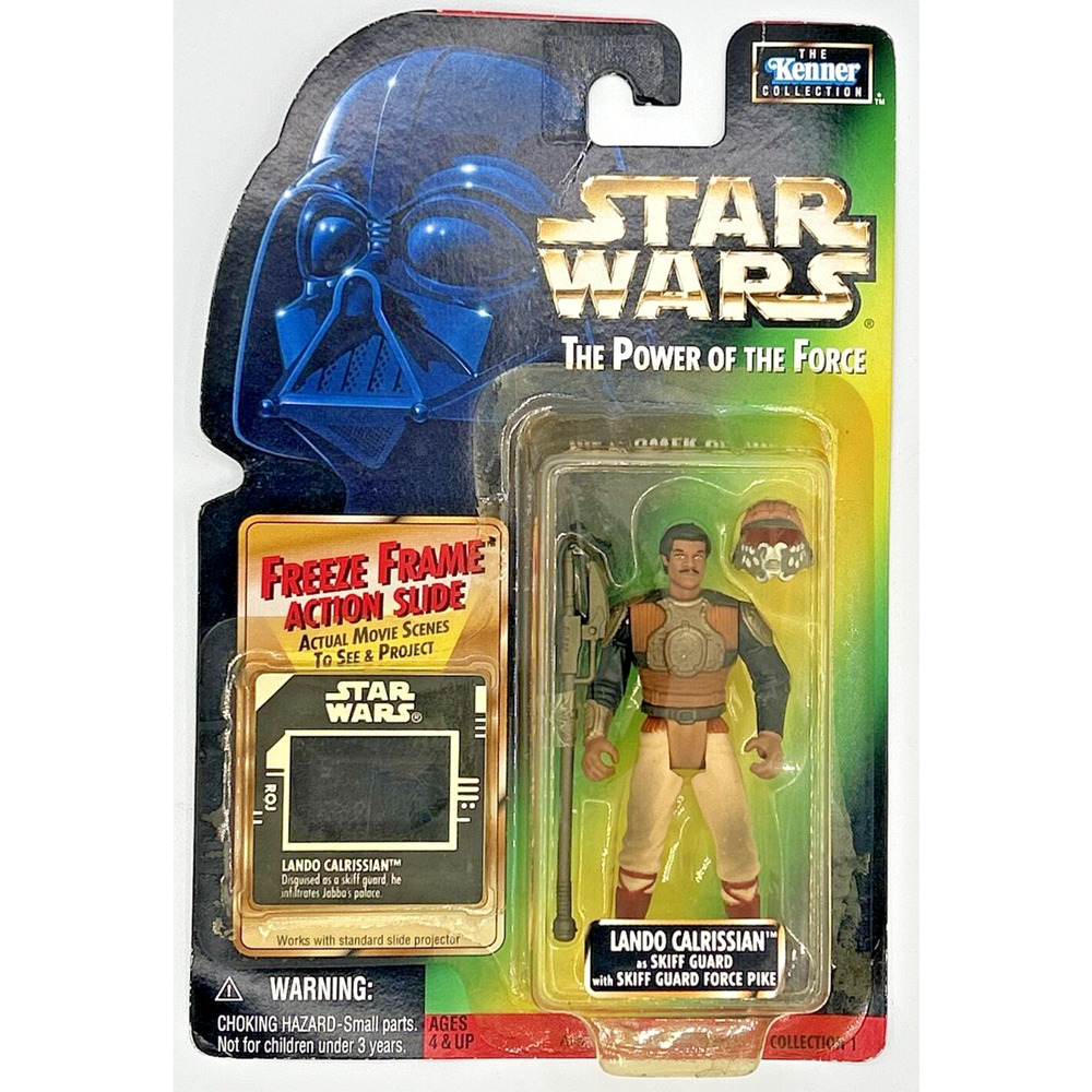 1997 Kenner Star Wars Lando Calrissian Action Figure/Freeze Frame Slide SKU U150